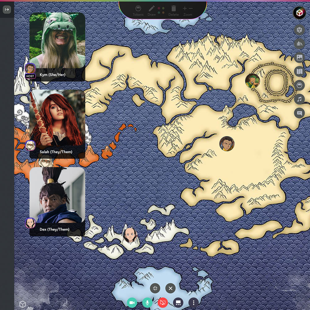 Role Maps & Tokens UI