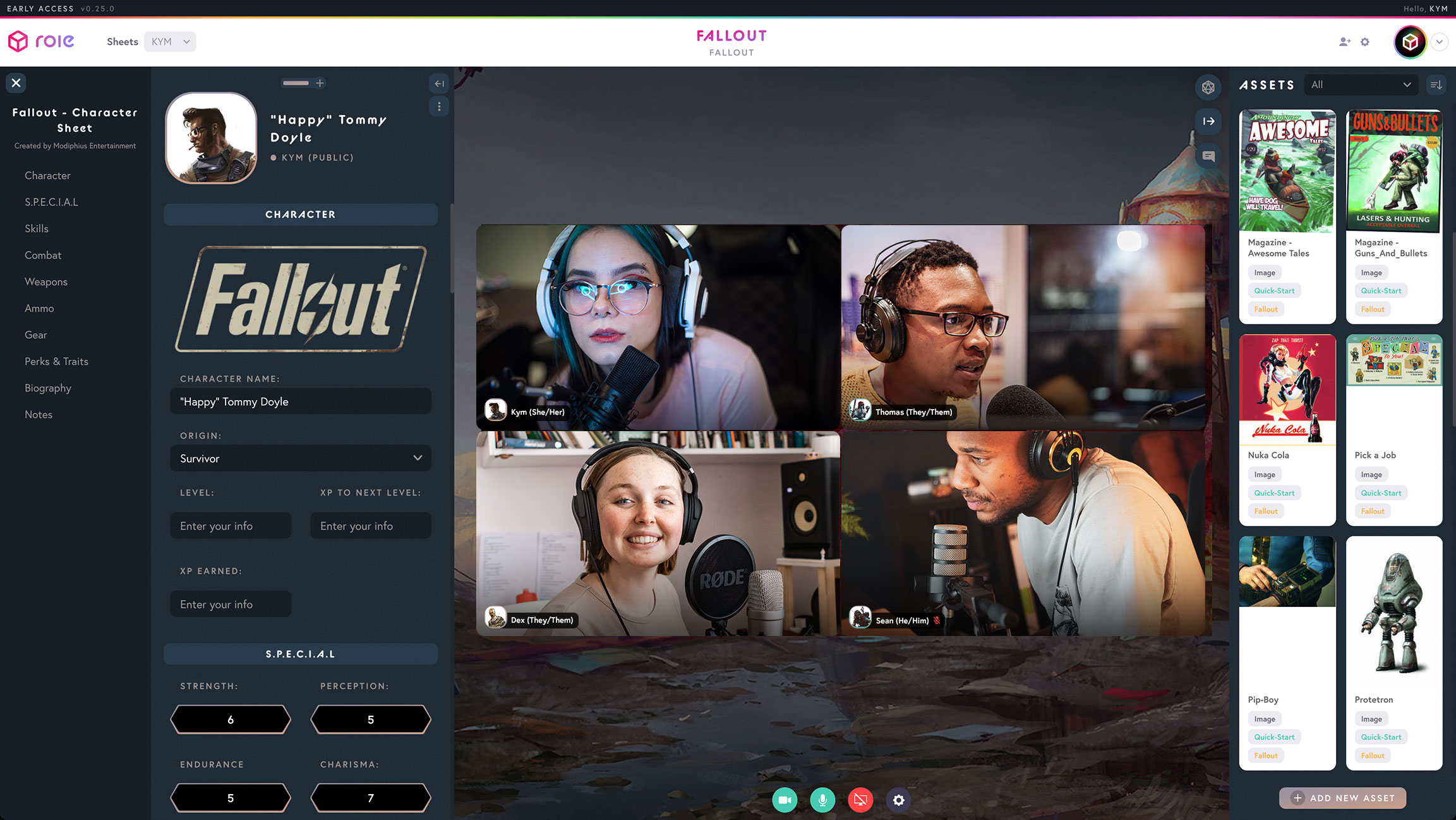 Role Game Room Screenshot